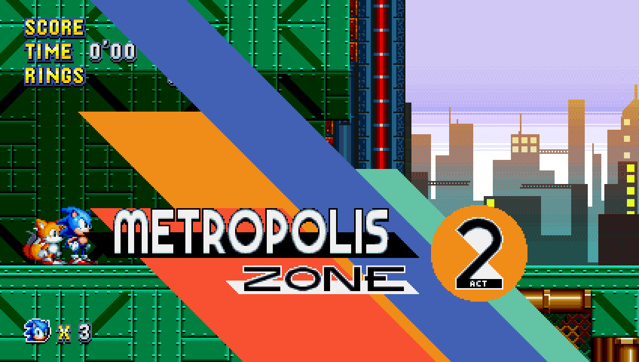 Metropolis Zone Act 2 Sonic Mania