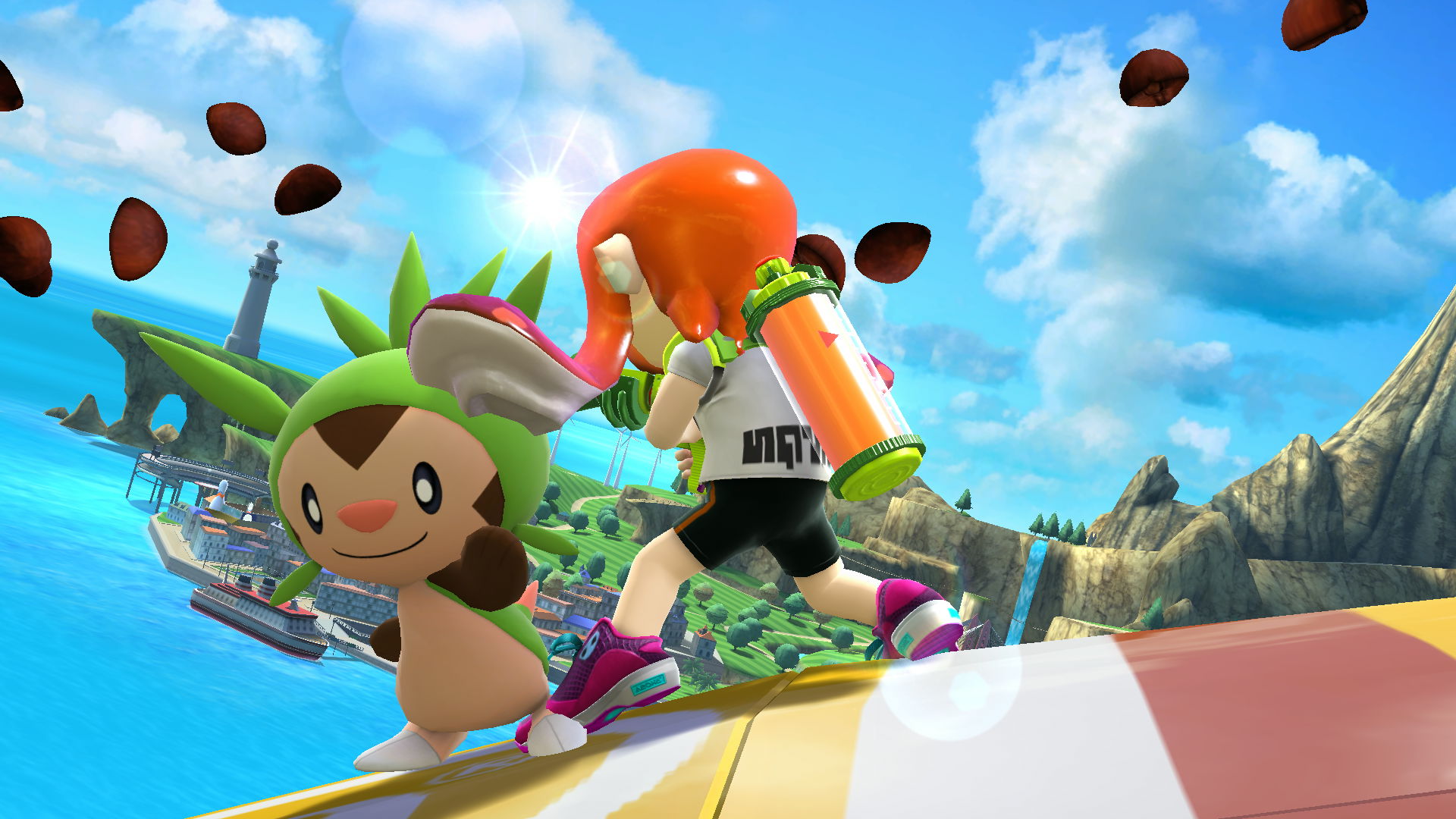 Ssb4 Inkling SSB4 - Inkling Girl and Chespin by Alex13Art on DeviantArt