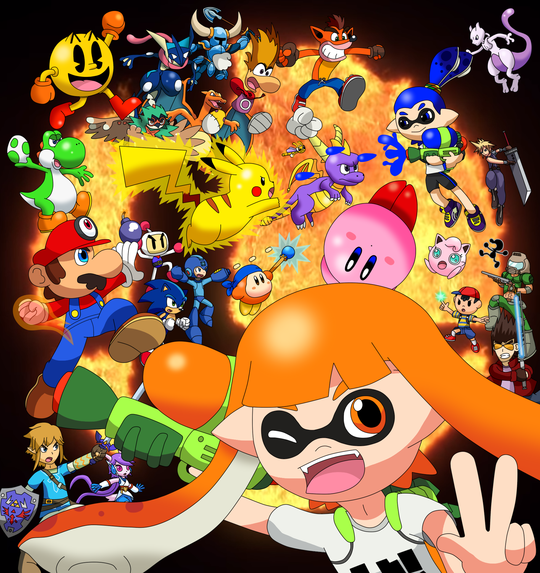 Super Smash Bros Fan Art Related Posts.