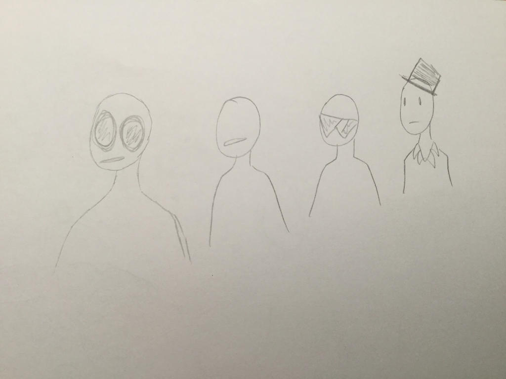 Simple Character Designs by AmongUsRascal on DeviantArt