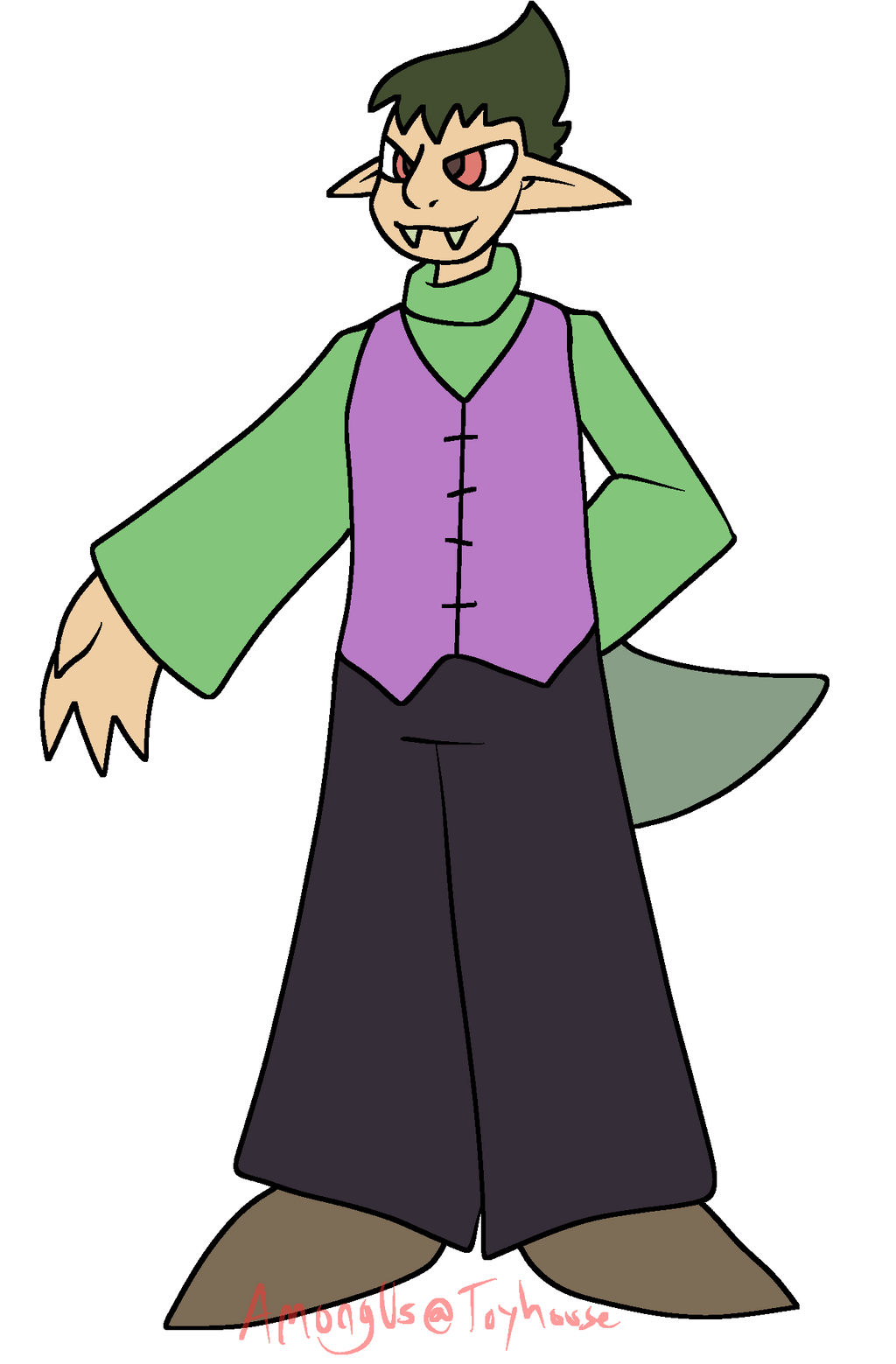 Gijinka Rascal Axew Gijinka by AmongUsRascal on DeviantArt