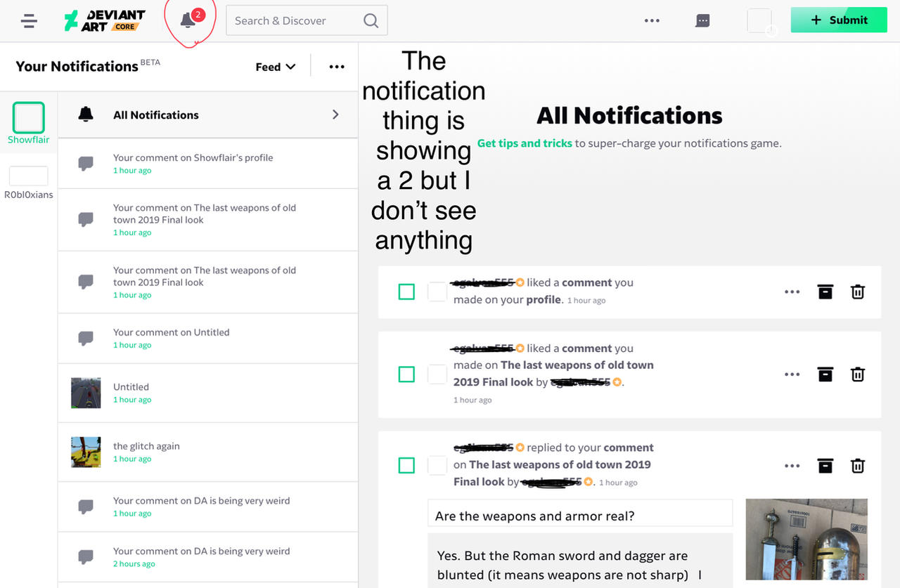 Notifications are broken by Showflair on DeviantArt