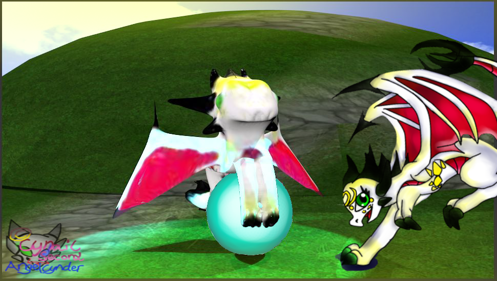 Angel land 3d artwork by AngelCnderDream14