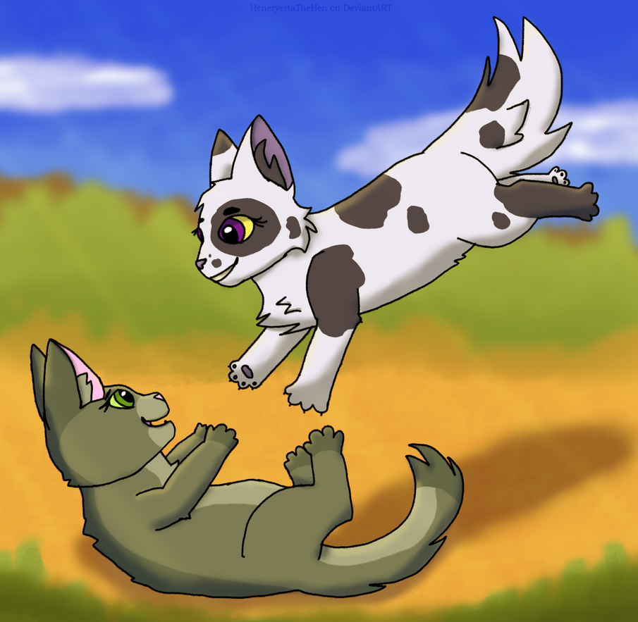 Violetkit Warrior Cats: Violetkit and Twigkit by HeneryettaTheHen on DeviantArt