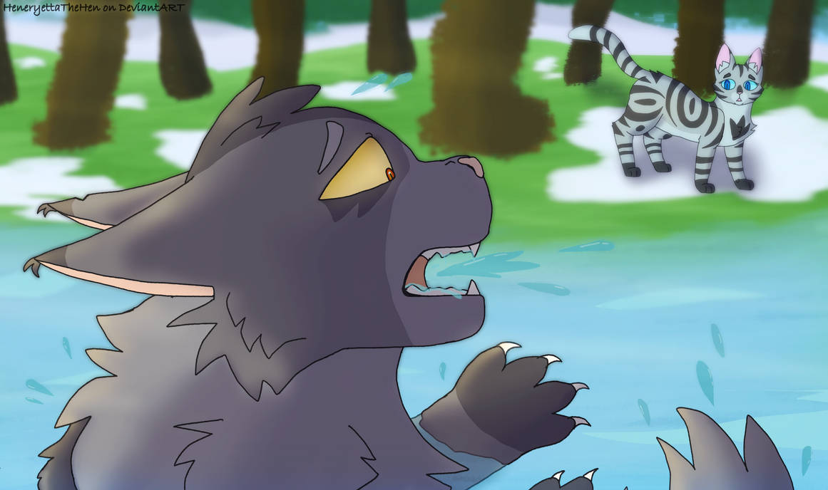 Warrior Cats: Silverstream Rescues Graystripe by HeneryettaTheHen on ...