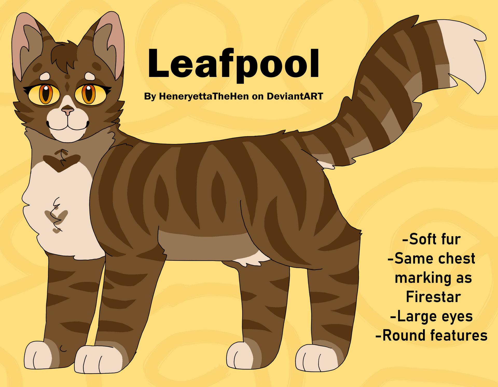 Leafpool Warrior Cats Design #13: Leafpool OLD by HeneryettaTheHen on DeviantArt