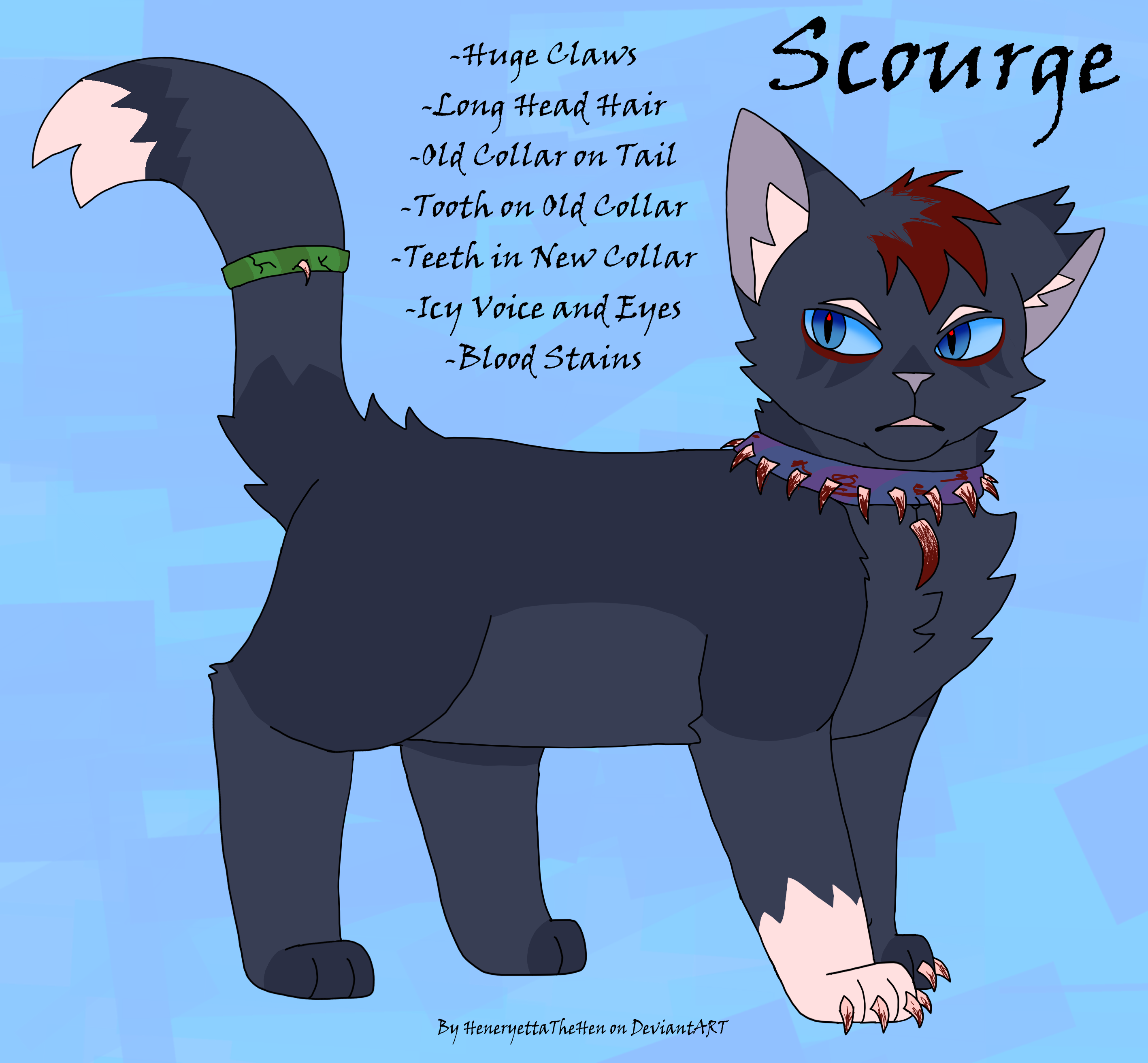 Scourge Warrior Cat | Postcard