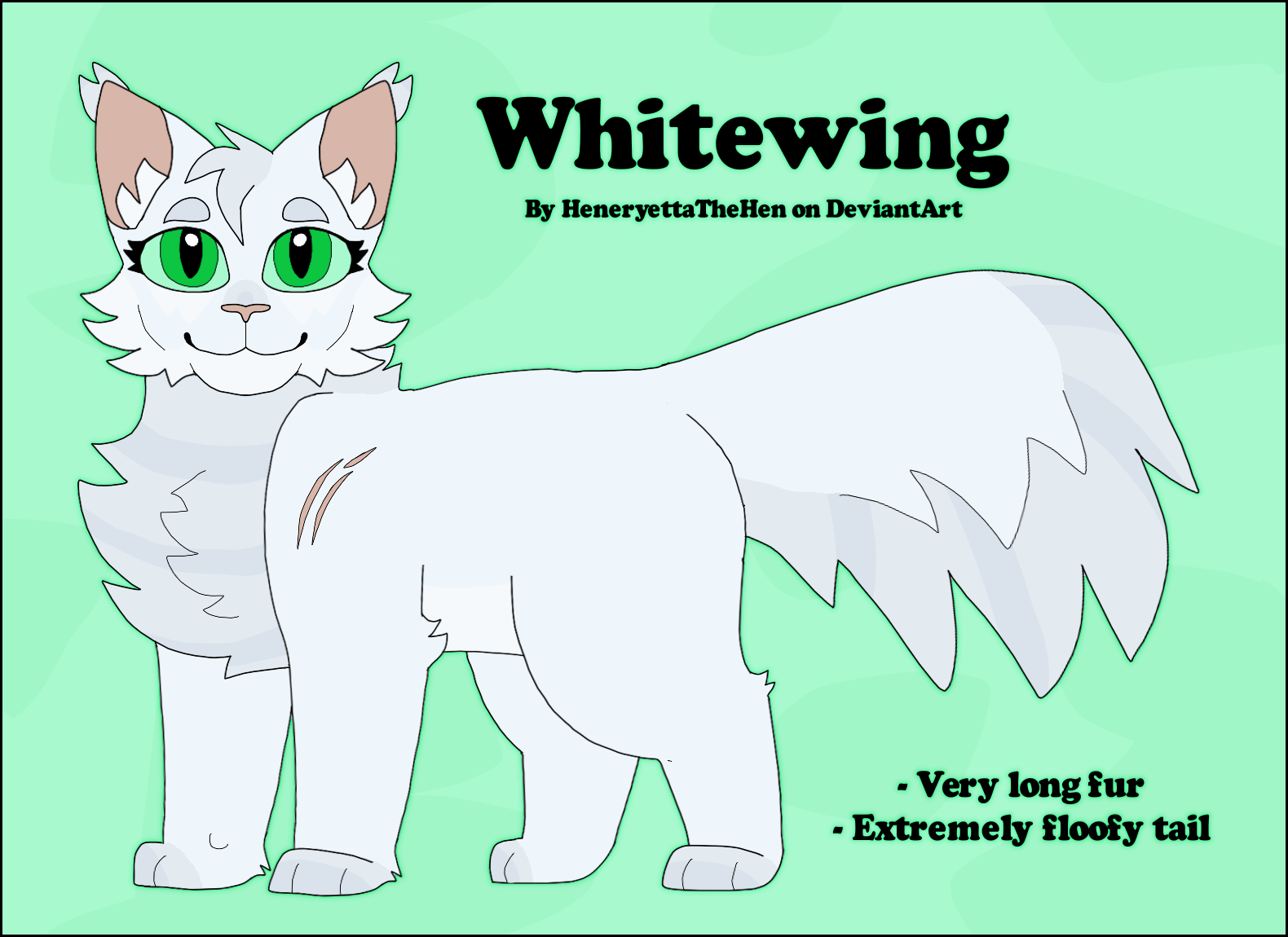 Warrior Cats Design #30: Whitewing by HeneryettaTheHen on DeviantArt