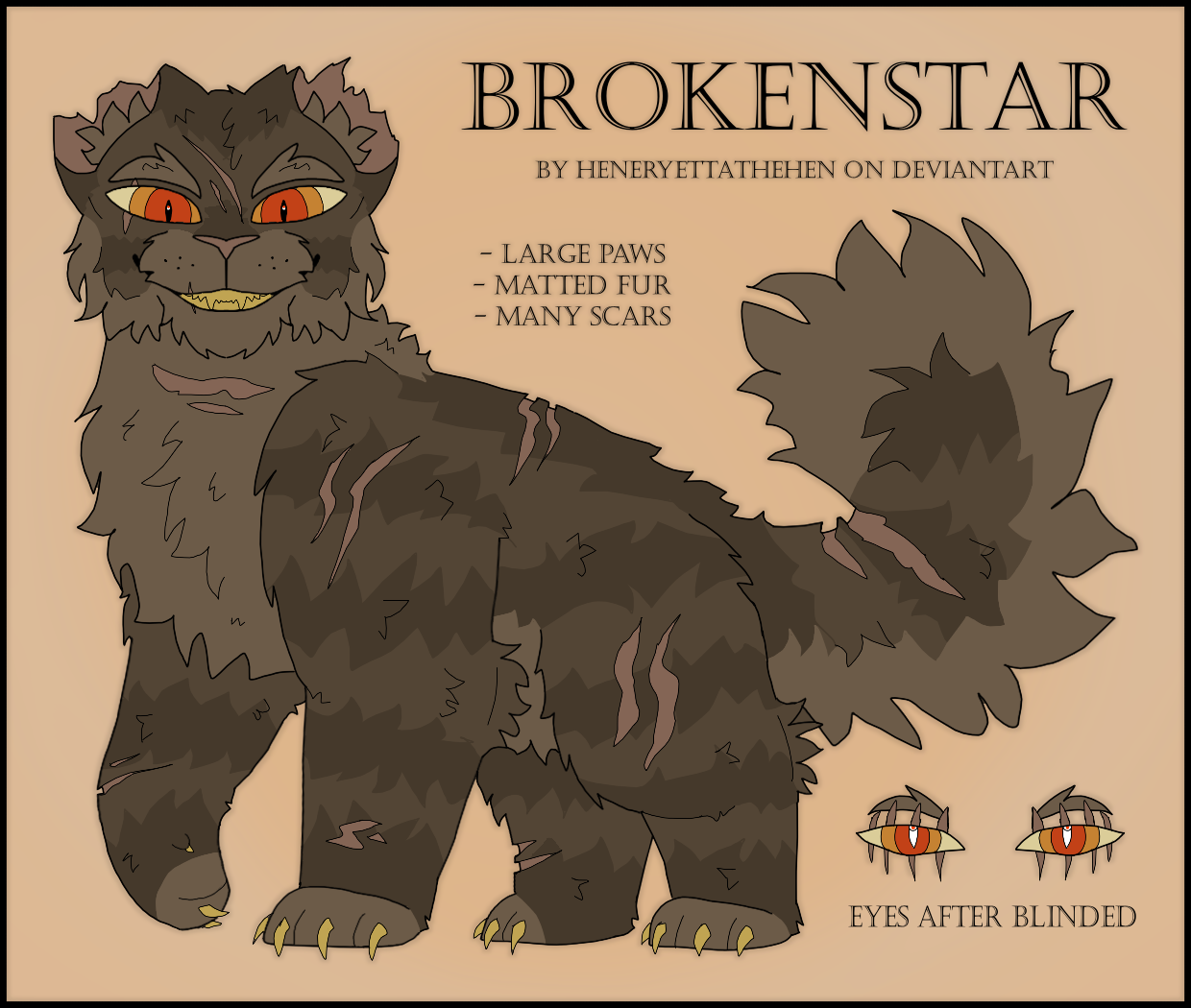 Warrior Cats Design 85 Brokenstar By HeneryettaTheHen On DeviantArt warrior-cats-design-85-brokenstar-by-heneryettathehen-on-deviantart