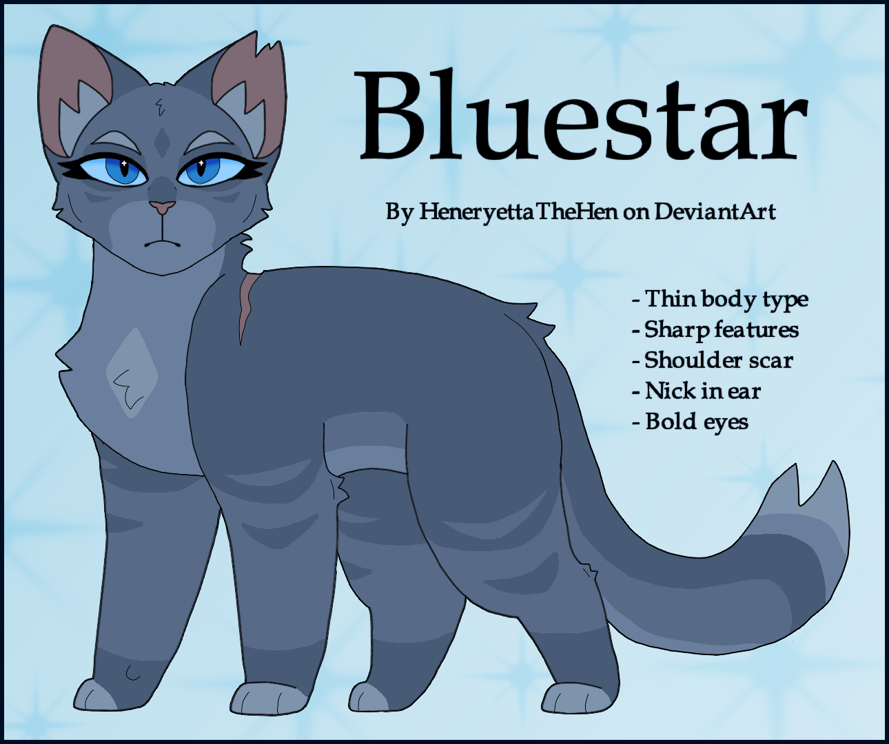 Warrior Cat Drawings Bluestar warrior-cat-drawings-bluestar