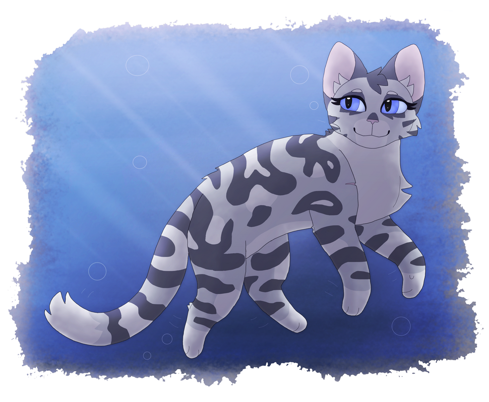 Warrior Cats: Going for a Swim (Silverstream) by HeneryettaTheHen on ...