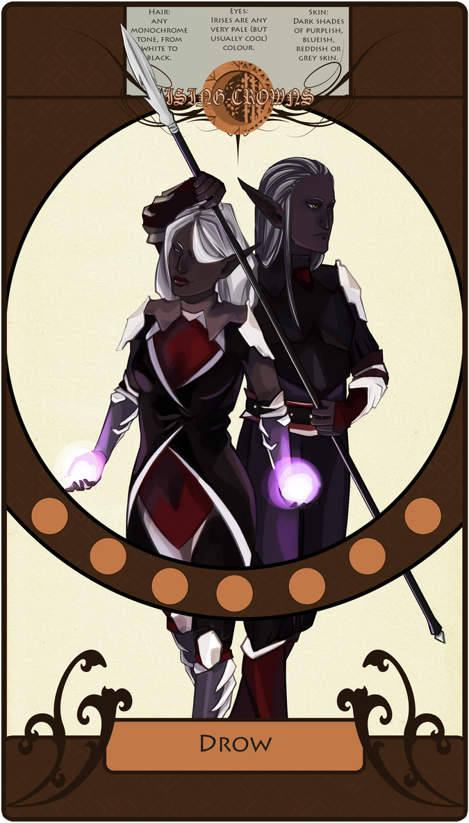 RC: Drow by mopomoko on DeviantArt
