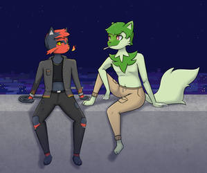 Night Out ~ Gay Weed Cats