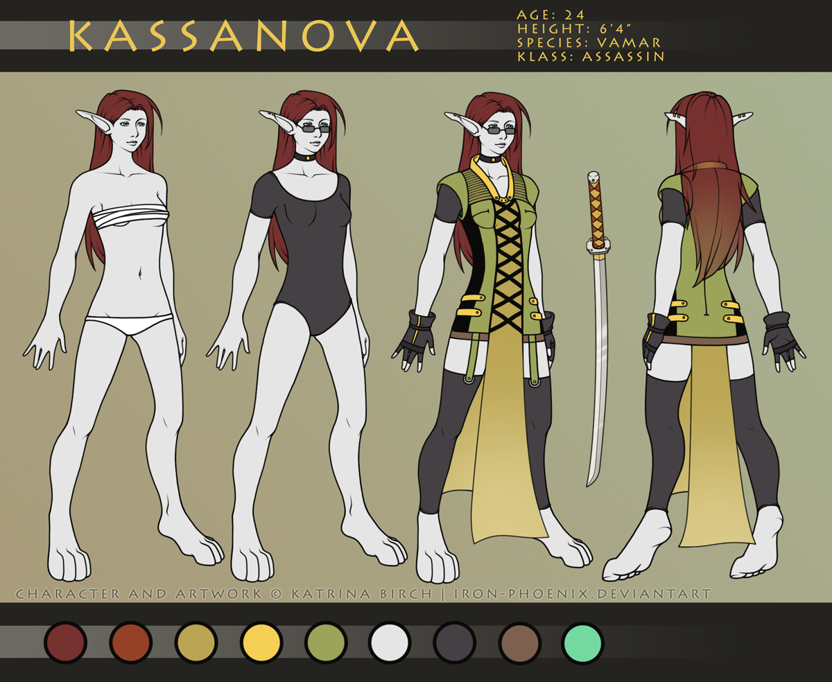 Kassanova Ref Sheet