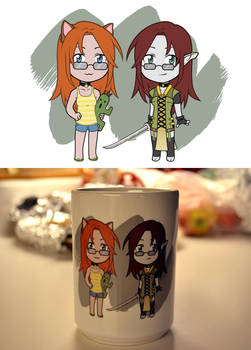 Kass and I -mug-