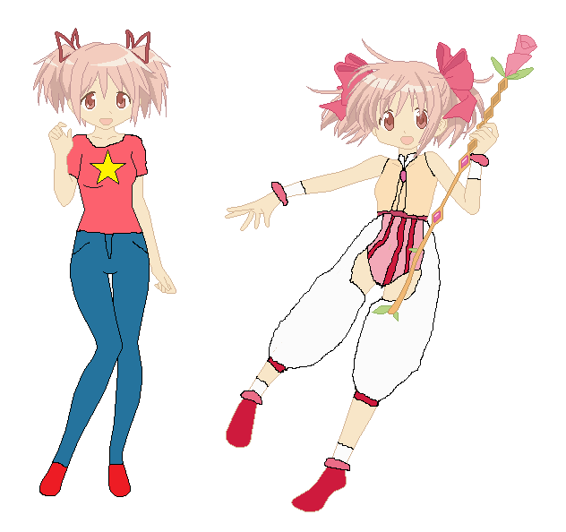 Madoka Kaname in Captain N