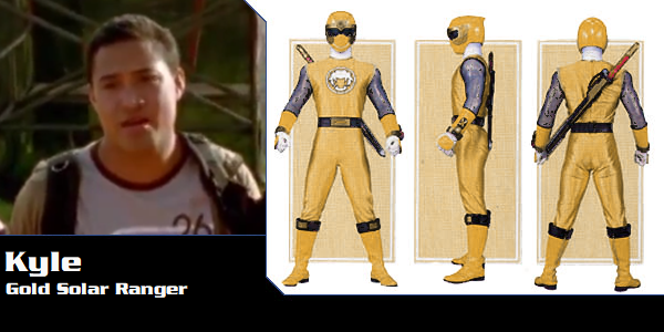 Kyle Bryant the Gold Ninja Storm Ranger