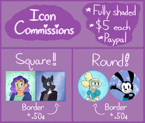 Icon Commissions! (PayPal ONLY)