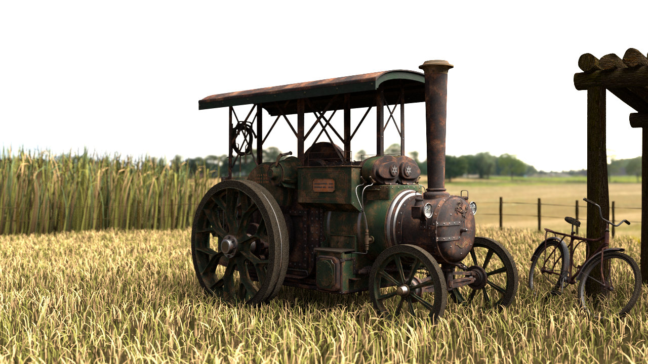 Паровой трактор Орлик. Aveling-Barford. Трактор паровоз. Паровой трактор в поле.