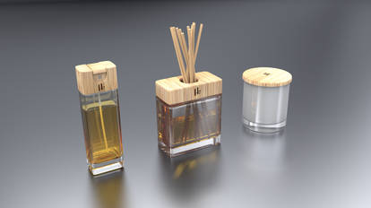 3D Model - Wooden Home Fragrance Line