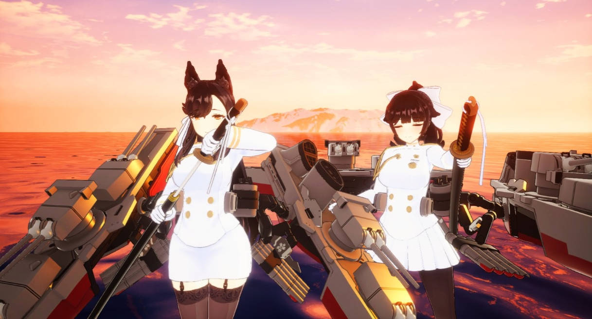 AL crosswave - Takao and Atago by gureifull on DeviantArt