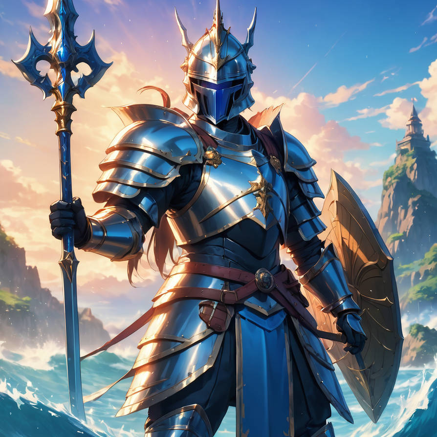Elemental Knights - Water Knight by gureifull on DeviantArt