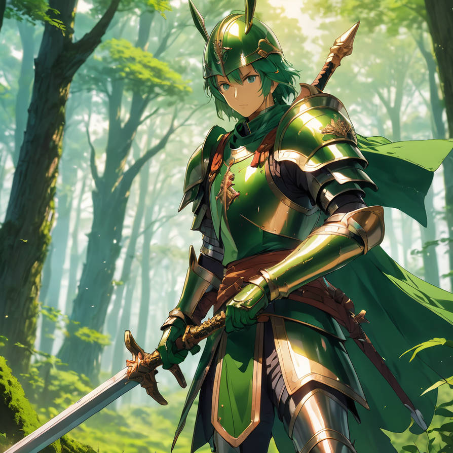 Elemental Knights - nature knight by gureifull on DeviantArt