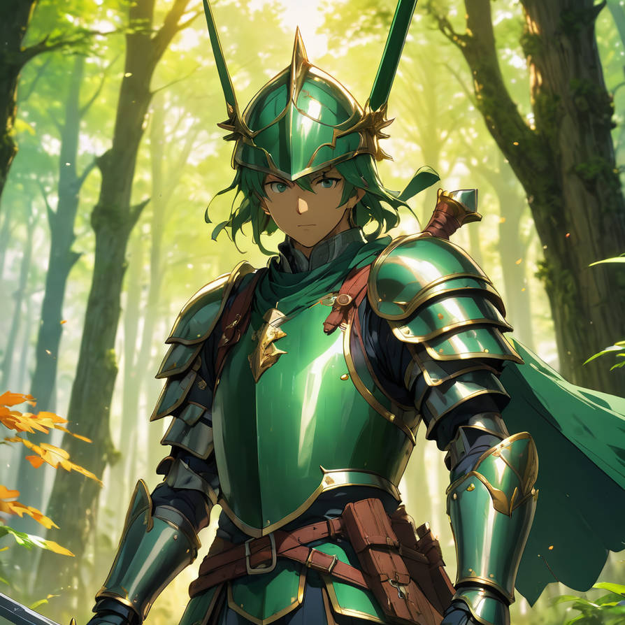 Elemental Knights - Nature knight by gureifull on DeviantArt