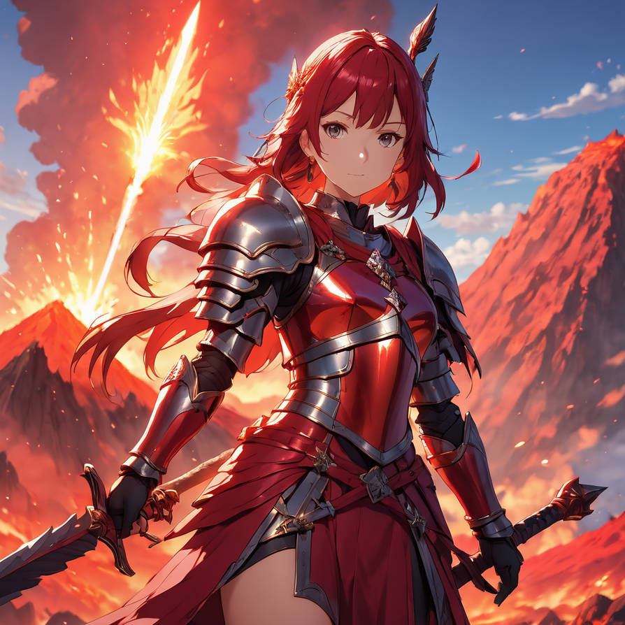 Elemental Knights - Fire Knight by gureifull on DeviantArt