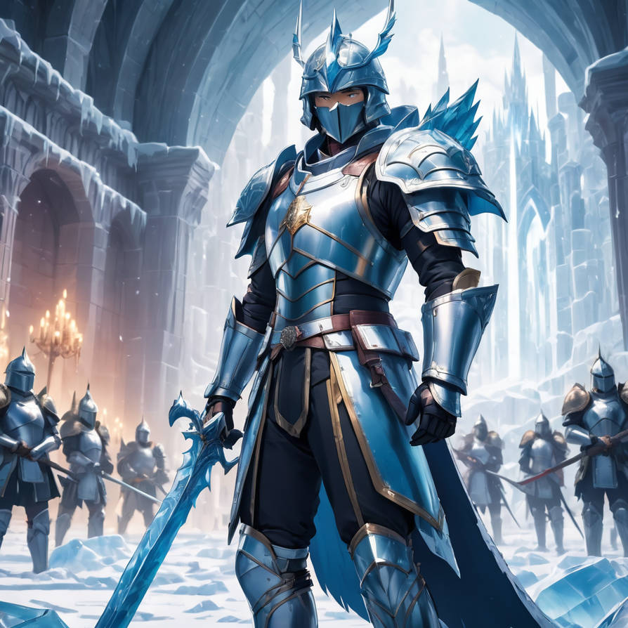 Elemental Knights - ice knight by gureifull on DeviantArt