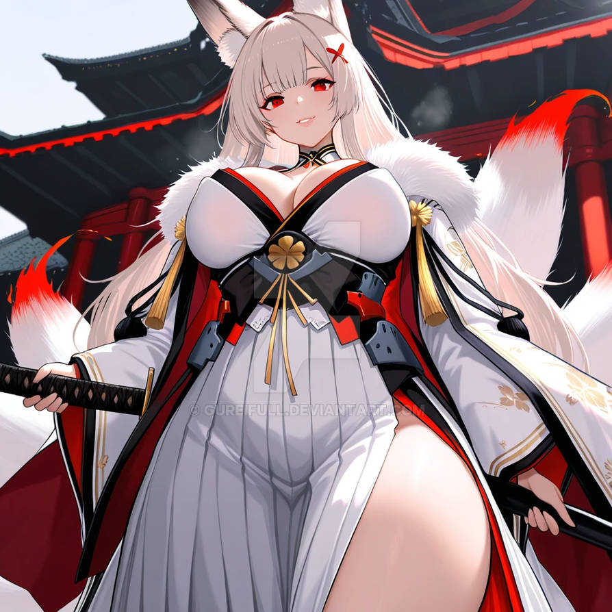 Azur lane Yamato by gureifull on DeviantArt