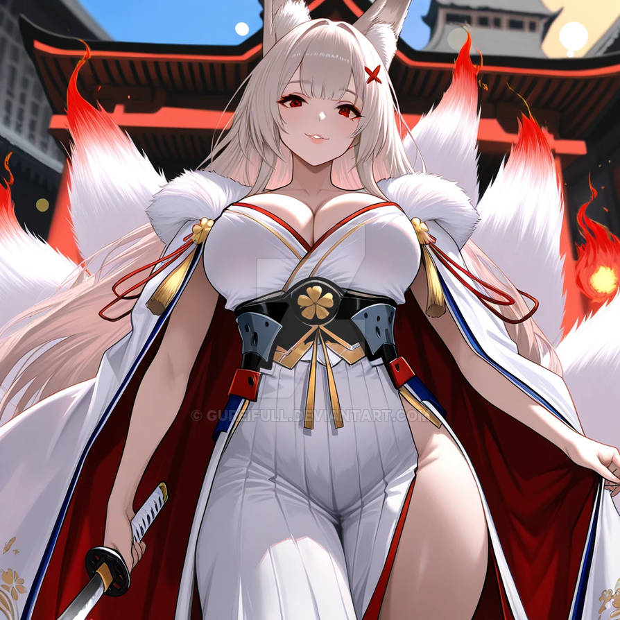 Azur lane Yamato by gureifull on DeviantArt