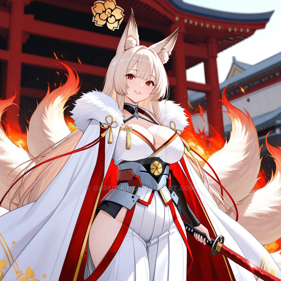 Azur lane Yamato by gureifull on DeviantArt