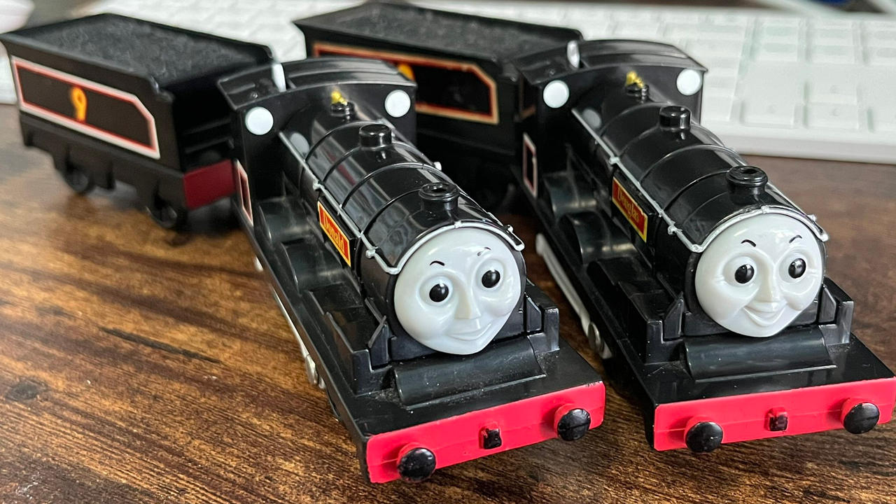 donald and douglas trackmaster by Marioandpvz on DeviantArt