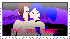 Iori and leona stamp