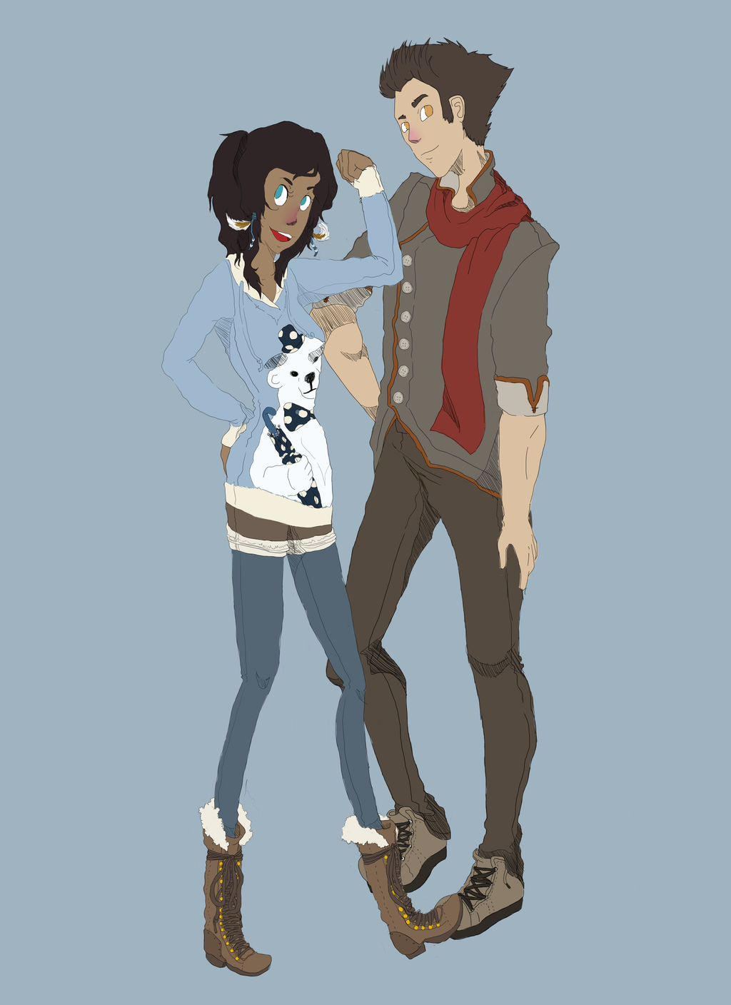 Korra and Mako