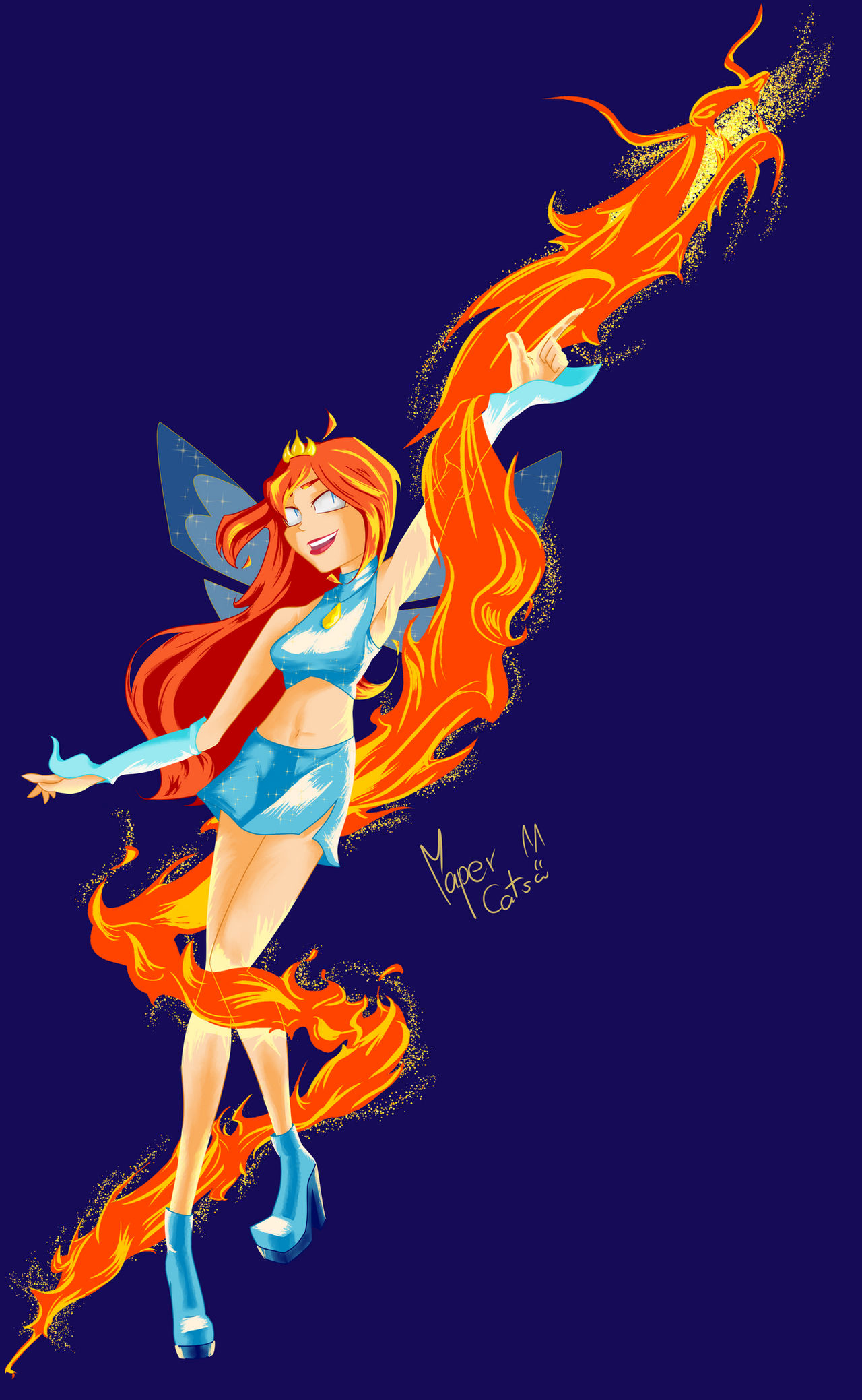 Bloom Using Magic Powers Bloom by pprcats on DeviantArt
