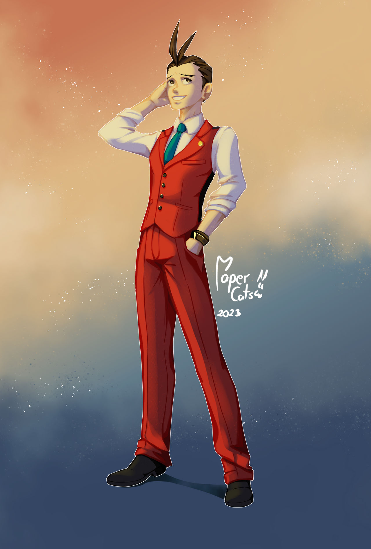 Apollo Justice by pprcats on DeviantArt