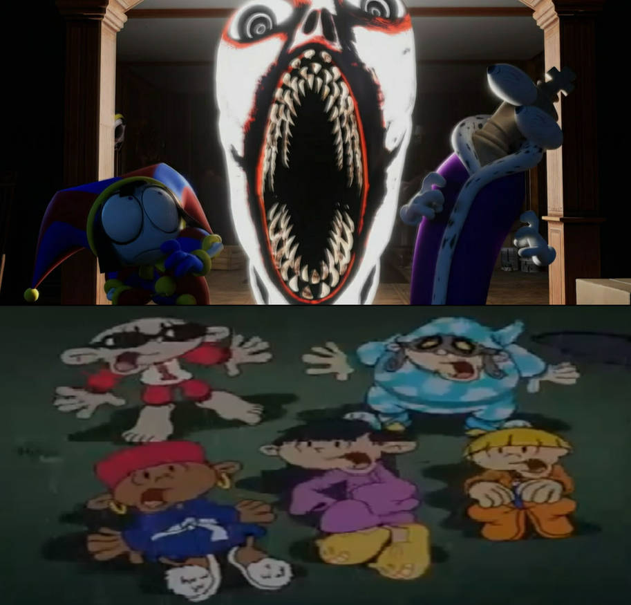 Cicus Scared KND scared of Angel (The Amazing Digital Circus) by Foolvaller8907 on ...