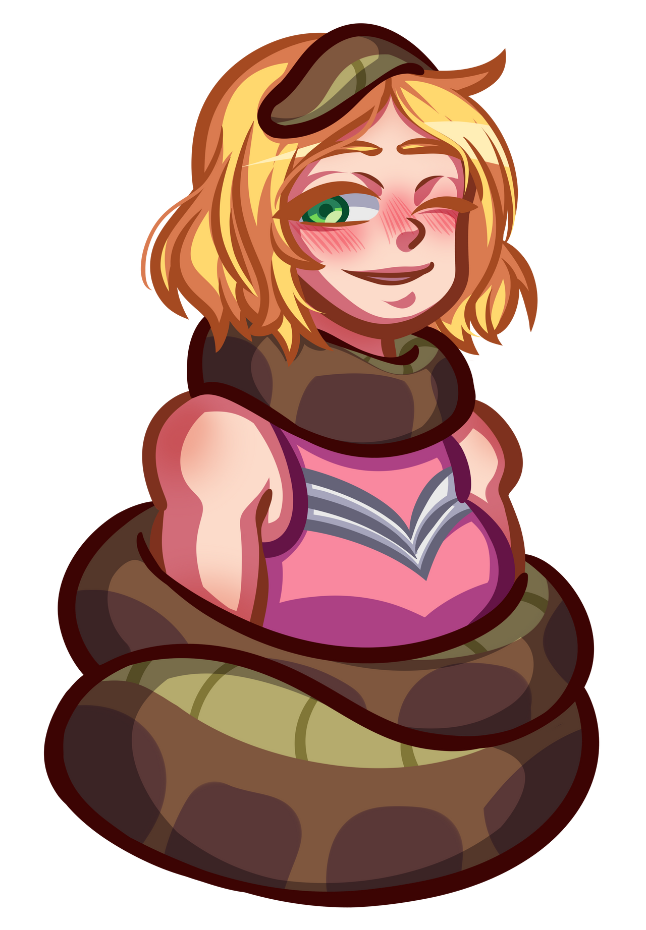 Deviantart Coiled Snake coiled commission by AwaDeUwuM on DeviantArt