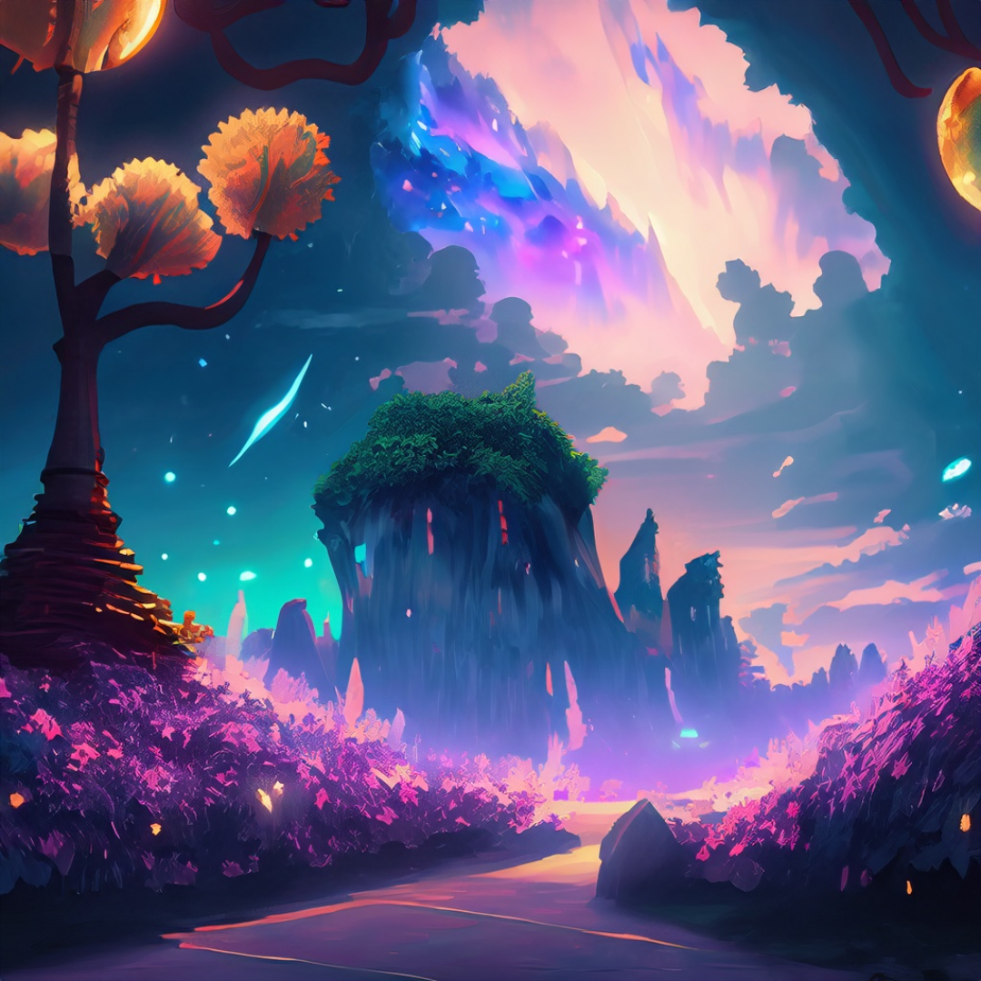 Dream world  Fantasy landscape, Fantasy artwork, Anime scenery