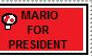 Mario for President stamp