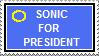 Sonic for President stamp by The-Elven-Gamer