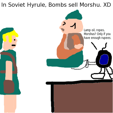 Bombs sell Morshu. XD