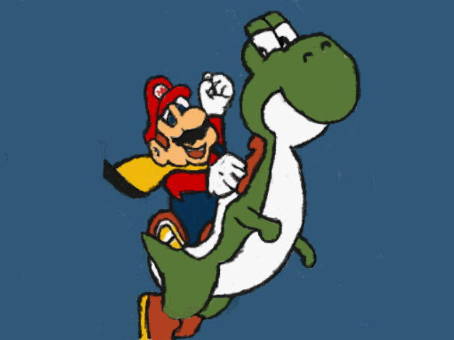 Super Mario and Yoshi by The-Elven-Gamer on DeviantArt