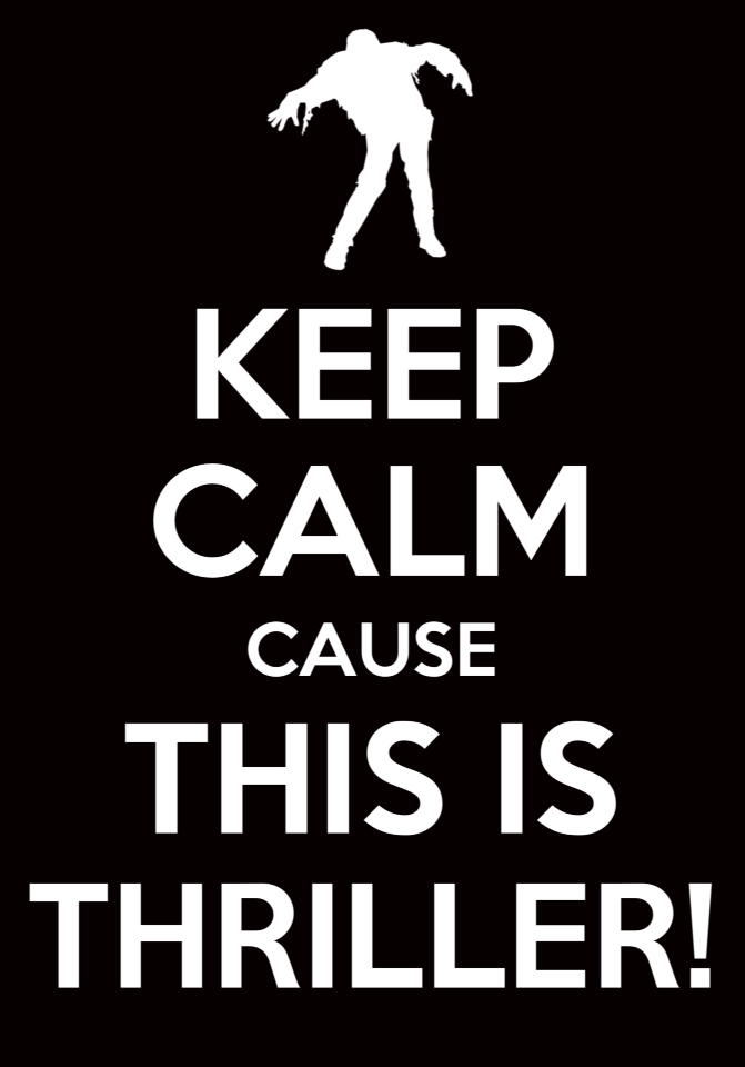 Keep calm poster-Thriller