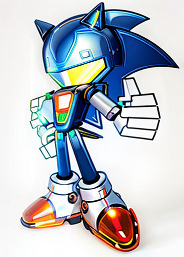 Custom Sonic Bot New Roboticized Sonic by The-Elven-Gamer on DeviantArt