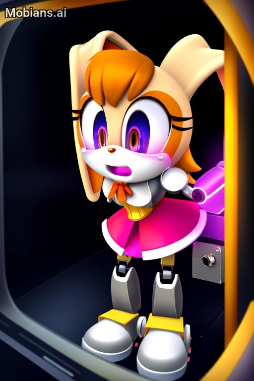 Vanilla the Rabbit being Roboticized by The-Elven-Gamer on DeviantArt