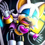 Rouge the Bat being Roboticized