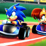 Sonic Kart: Sonic vs Sally